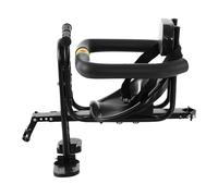 Sedile Da Ciclismo Montato Anteriormente - Bicicletta Per Bambini Staccabile, Design Comodo E Portatile | Design Moderno Per Bambini Da 2 A 5 Da Ciclismo Sedile Nero Con Poggiapiedi Per La S