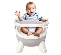 Sedile da pranzo e alimentazione per i più piccoli - seggiolone portatile | Con suono a doppio vassoio a doppio vassoio | Forniture per bambini multifunzionali per l'alimentazione di gioco | Migliorar