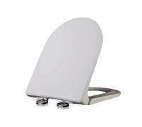 Sedile del bagno a forma d -water vicino, sedile del water a rilascio rapido bianco per un semplice sedile del gabinetto a sedile da bagno a forma di slapata a forma di sedile, 02R, 02R