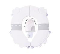 Sedile del bagno per bambini, attaccamento pieghevole per la protezione splash per l'apprendimento vasino, allenatore portatile con comoda funzione di supporto, accessorio per bambini per casa, viaggi