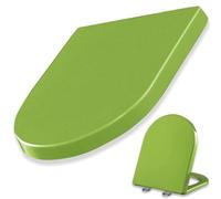Sedile del toilette allungato d a forma di paraurti del sedile non slip, sedile del toilette morbido con cerniera regolabile a 360 °, cerniere a rilascio rapido, facile da installare e pulire, pp,