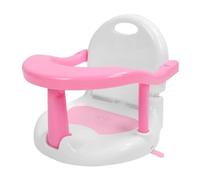 Sedile della Vasca per Bambini, Sedile della Vasca per Bambini Regola Altezza Impedire Scivolare con la Recinzione per Uso Domestico (PINK)