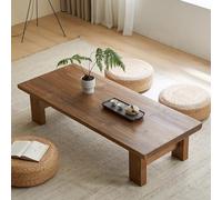 Sedile di Buddha rialzato, tavolo per l'offerta di Little Shrine Table - Small Altar Table for Spiritual Practices, Rectangular Low Desk for Living Room, Dining Room, and Balcony Decor(80*50*38cm)