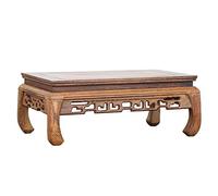 Sedile di Buddha rialzato, tavolo per l'offerta di Tavolo d'altare in legno intagliato a mano for pratiche spirituali, piccolo espositore for statue buddiste Wiccan, mini tavolo personale for Puja