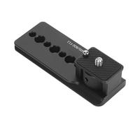 Sedile di Ricambio per Treppiede per Obiettivo Fotografico, Supporto per Piedino per Collare per Obiettivo Lavorazione CNC in Alluminio per Riprese