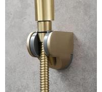 Sedile Doccia in Plastica, Sedile A Parete per Doccia A Mano, Sedile per Soffione Doccia, Supporto per Testina A Spruzzo Secondario, Brushed Gold
