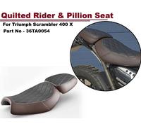 Sedile doppio comfort trapuntato originale adatto per Triumph Scrambler 400...