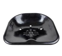 Sedile per Trattore Fisso Arrotondato in Lamiera Medio Verniciato Nero AMA 00033