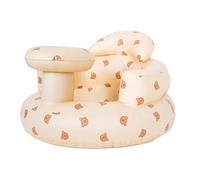 Sedile gonfiabile per bambini - sedia a pavimento per bambini, cuscino di supporto morbido, divano booster da viaggio | Design compatto aria riempito con schienale di sicurezza per alimentare il