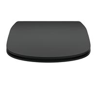 Ideal Standard T3527V3 Tesi Sedile slim a chiusura rallentata per vasi Tesi. Colore nero seta.