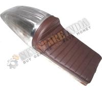 Sedile imbottito marrone scuro con base padella per bici Benelli Mojave Cafe ...
