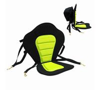 Sedile impermeabile per kayak con supporto per la schiena, cinghie regolabili, verde