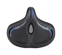 Sedile In Bicicletta Di Grandi Dimensioni | Comfort Saddle Width Extra | Shock -Damping Seat Cushion | Sella In Pelle PU Ergonomic 33x30 Cm Con Ventilazione E Recupero Di Energia, Ideale Per I Tour In
