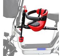 Sedile in bicicletta - Sedile per bambii di sicurezza | Bike per bambin in tandem Bar | Attacco del seggiolino per bamini per il gruppo tubo di sella | Seggiolino per bambini regolabile assemblato