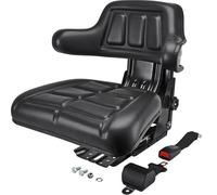 Sedile In PVC Molleggio Meccanic-Omologato-Cintura-Per Trattore-Gopart-TS15601GP