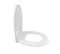 Sedile Jacob Delafon PAtio E23157 Thermodur extra piatto a discesa progressiva e smontabile Cerniere in metallo bianco