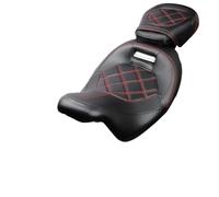 Sedile Moto Sedile passeggero conducente due posti per moto con schienale imbottito Per Touring Per Glide Per Strada Per Speciale Per Classico 2009 Sella per Moto