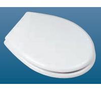 Sedile Non Originale in Legno Rivestito Ideal Standard Gemma Colore Bianco