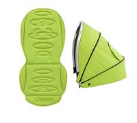Sedile Oyster Max lie-flat Tandem, colore: Lime