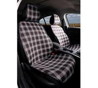 Sedile Pastiglie Compatibile Con Citroen C3 Da 2017 IN Nero/Rot 2er Set Kansas