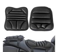 Sedile per cuscino per moto, cuscino per sedile per moto, 3D Comfort Coushion Set di 2, sedile traspirante antiurto per lunghi viaggi, principianti, bobina