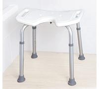 Sedile per doccia in alluminio anodizzato senza schienale serie Onda Art. RS831