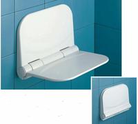 Sedile Per Doccia Ribaltabile Salvaspazio Supporto in Resina Termoplastica