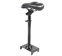 Sedile per Scooter Elettrico, Sedile per Scooter Attacco per Sedile per Scooter Elettrico con Cuscino in Schiuma Ammortizzante Sella Regolabile in Altezza Lega di Alluminio