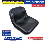 Sedile per Trattore in PVC Nero Gopart TS19100GP 470x490x405 mm