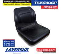 Sedile per Trattore in PVC Nero Gopart TS19210GP 480x545x462 mm
