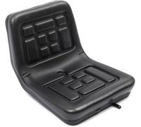 Sedile per trattore, pilota, mini escavatore, macchine da costruzione, carrelli elevatori, nero.