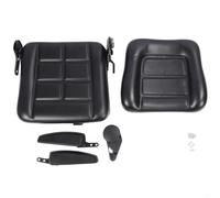 Sedile per Trattore, Sedile Ribaltabile Nero Accessori per Movimentatore Telescopico per Escavatore con Microinterruttore Adatto per Trattore, Terna per Caricatore Skid per (Con