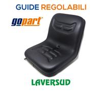 Sedile per Trattore Universale con Guide - Gopart TS15000GP 395mm x 345mm in PVC
