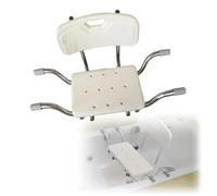 Sedile Per Vasca Da Bagno Con Schienale,Per Anziani,Allungabile,Sehr Stabil Bis 150 Kg,Dispositivo Di Assistenza Per Il Bagno Adatto Ad Anziani, Disabili e Donne In Gravidanza,58-80cm