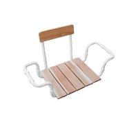 SEDILE PER VASCA REGOLABILE LARICE CON SCHIENALE TELAIO BIANCO Larice Bianco