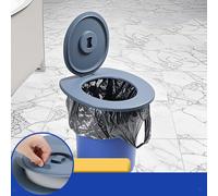 Sedile per WC a secchio, sedile per WC di emergenza ispessito barca, auto,