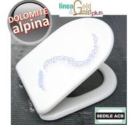 Sedile per wc ALPINA Ceramica Dolomite - marca ACB linea GOLD