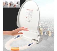 Sedile per Wc Con Bidet Riscaldato Intelligente Di Tipo U/V (Temperatura Costante 32-36°c), Bidet Intelligente Riscaldato Elettricamente, Cambio Automatico Della Copertura,U-Type