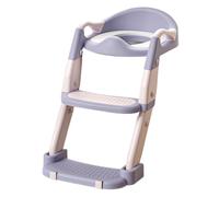 Sedile per WC con, sedile per WC con scale, regolabile in altezza, per bambini, pieghevole, antiscivolo, adatto per la maggior parte delle situazioni