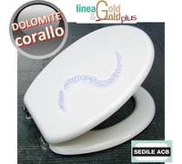 Sedile per wc CORALLO Ceramica Dolomite - marca ACB linea GOLD