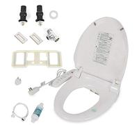 Sedile per WC elettrico autopulente con spina europea, deodorante, temperatura dell'acqua regolabile, risparmio energetico, modalità di massaggio riscaldata per la cura intima, bidet