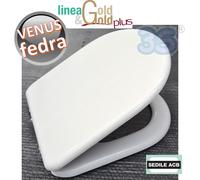 Sedile per wc FEDRA Venus anima in legno - ACB linea GOLD