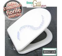 Sedile per wc FIORILE sospeso Ideal Standard - marca ACB linea GOLD