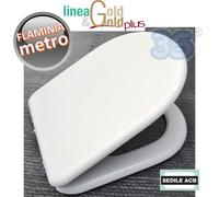 Sedile per wc METRO Flaminia anima in legno - ACB linea GOLD