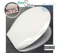 Sedile per wc NIKE 2 Vavid in termoindurente - ACB Ercos Silver