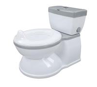 Sedile per WC per Bambini, Simulazione di Toilette per Addestramento Vasino con Suono Vivido per i più Piccoli (Grigio)