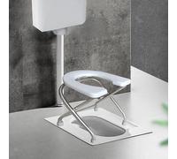 Sedile per WC pieghevole Sedia per sgabello per WC accovacciata per anziani