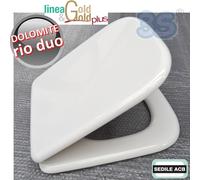 Sedile per wc RIO DUO Ceramica Dolomite - ACB Ercos linea Gold