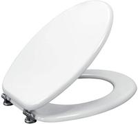 Sedile per wc universale in MDF legno laccato bianco TECOM ZLMDF-01