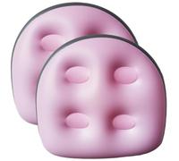 Sedile rialzato gonfiabile da 2 pezzi 18, 5x14, 6x5, 9'' Spa e supporto per la schiena Sedile gonfiabile per vasca idromassaggio con ventosa Rialzo in PVC per vasca idromassaggio per adulti, Stile 3